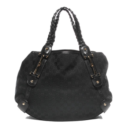 Gucci Monogram Medium Pelham Shoulder Bag Black 1 of 9