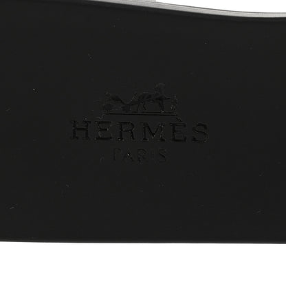 Hermes Rubber Aloha Sandals 36 Black 8 of 12