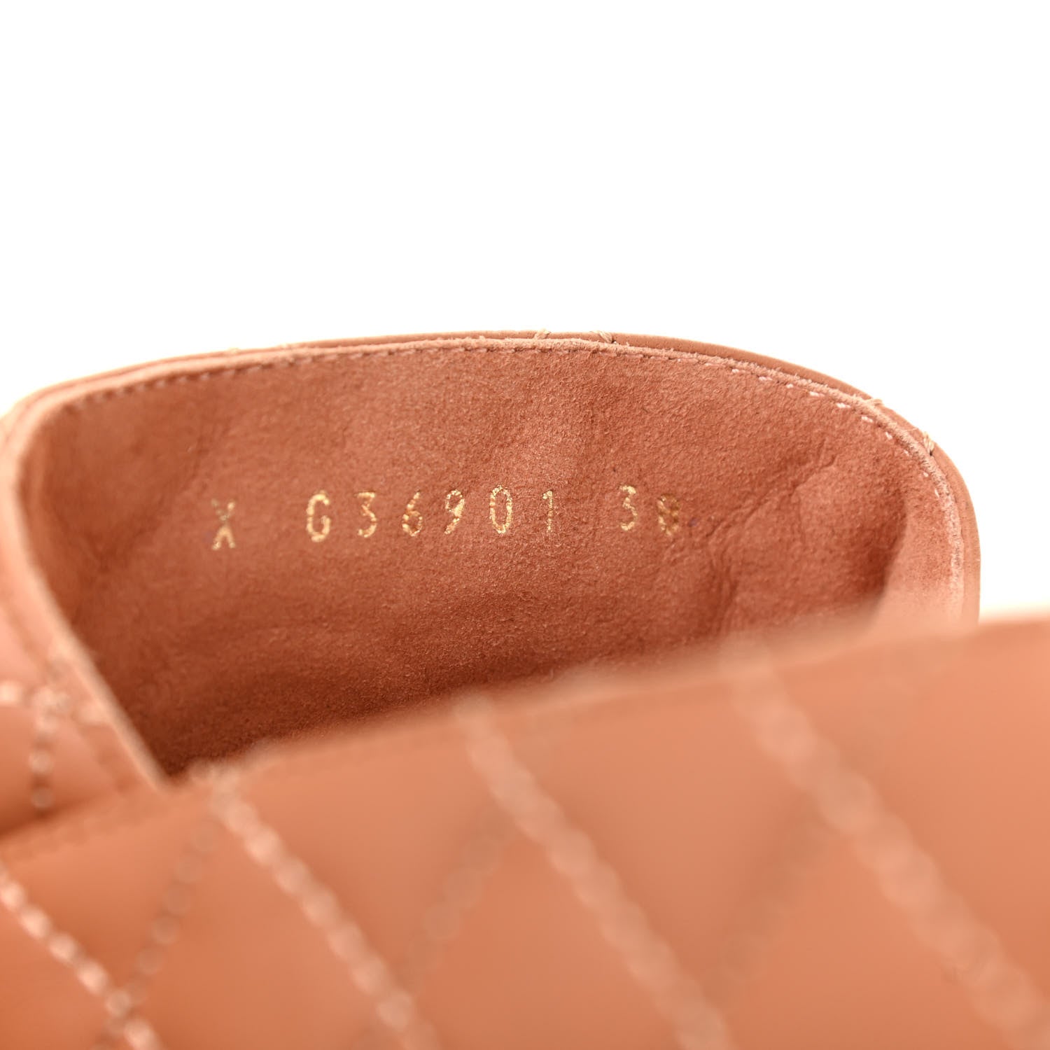 Chanel Lambskin Quilted CC Mules Sandals 38 Brown 8 of 8