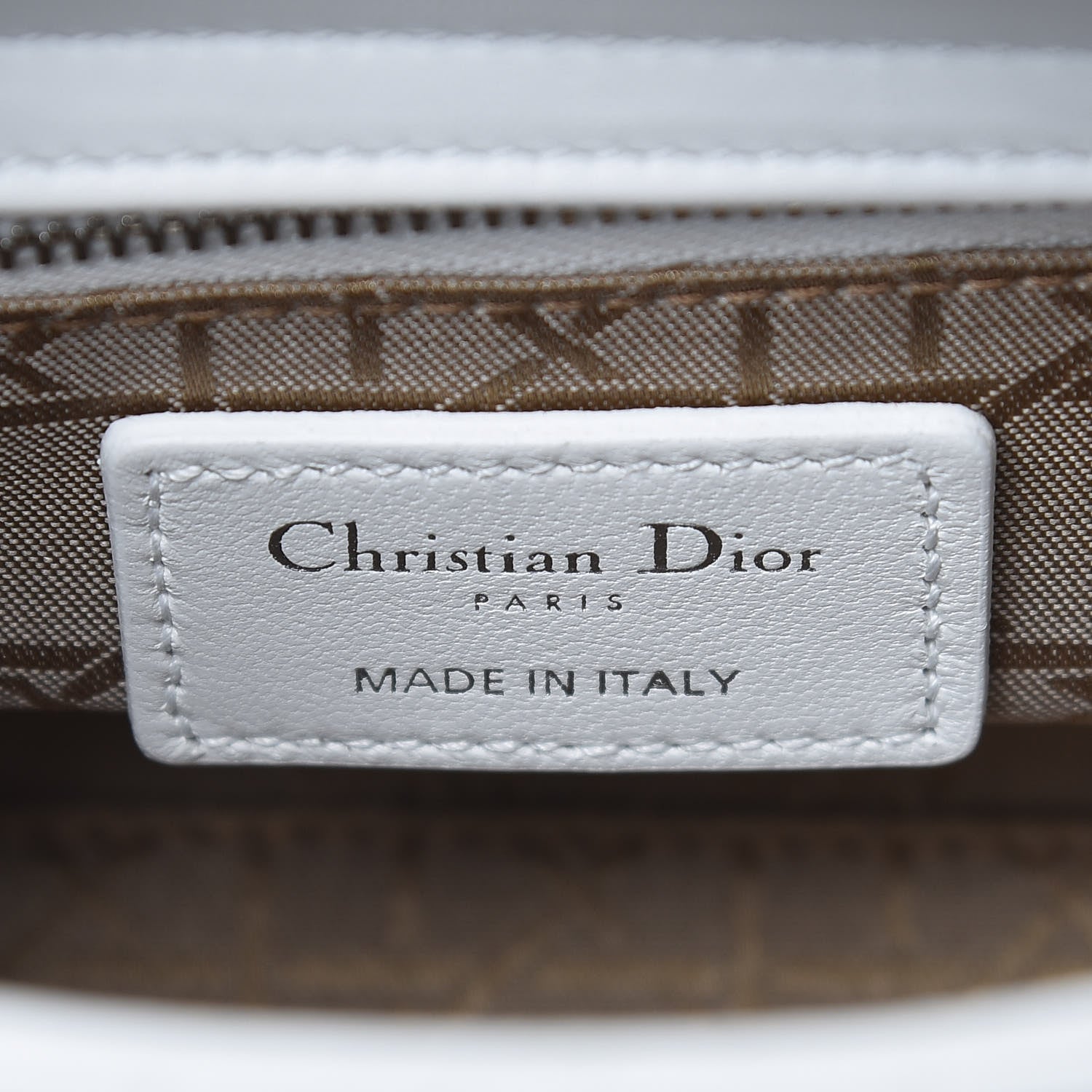 Christian Dior Lambskin Cannage Mini Lady Dior White 7 of 11