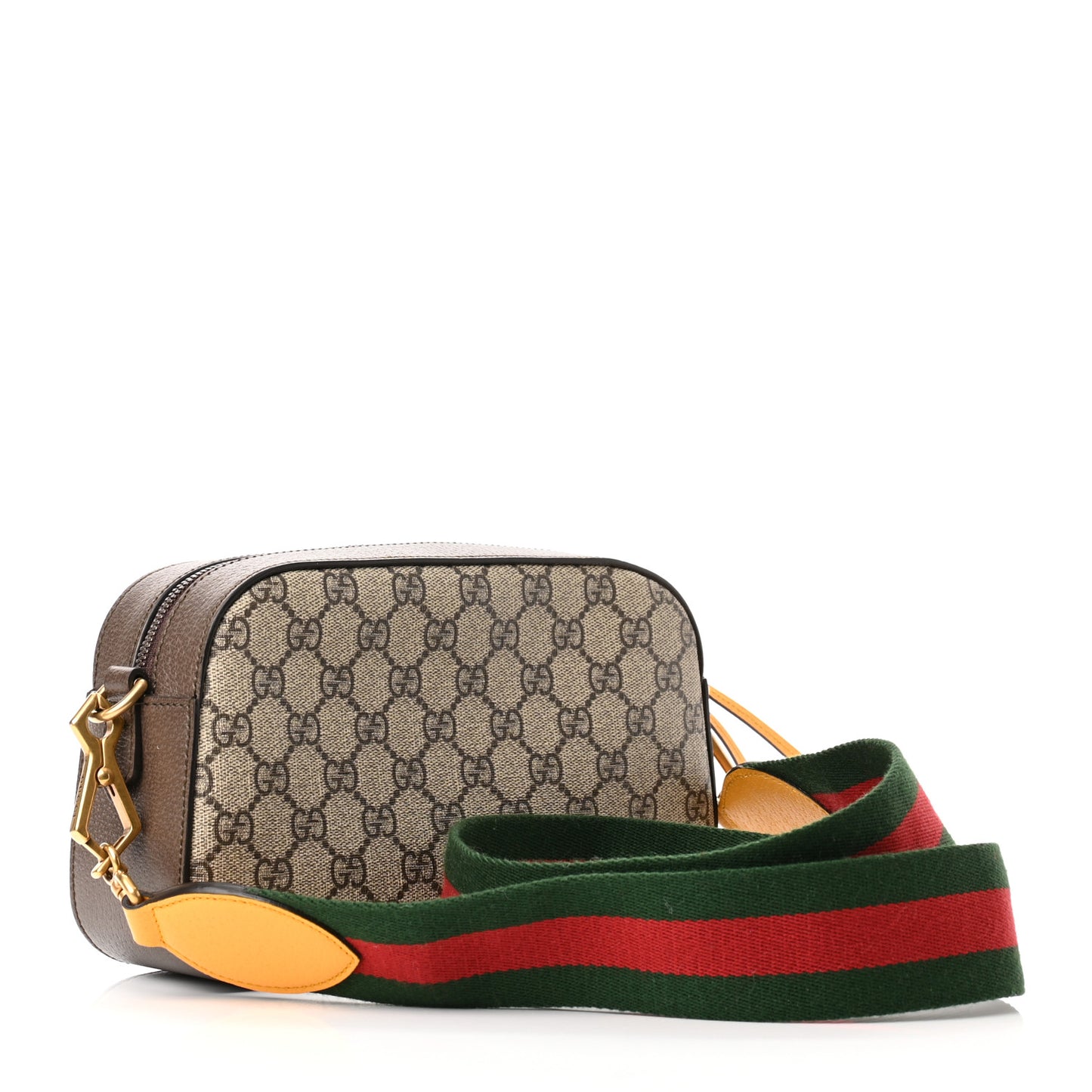 GG Supreme Monogram Web Neo Vintage Shoulder Bag Beige New Acero Crop