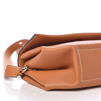 Hermes Taurillon Novillo Opli 28 Toffee Lime 9 of 11