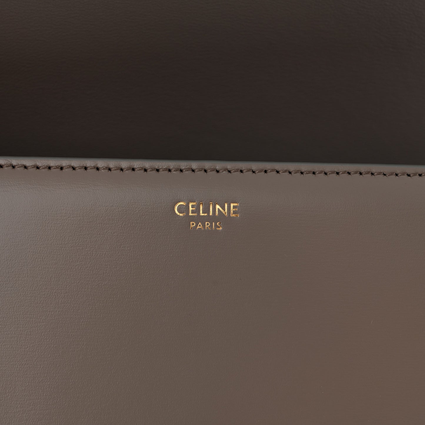 Shiny Calfskin Teen Triomphe Pebble