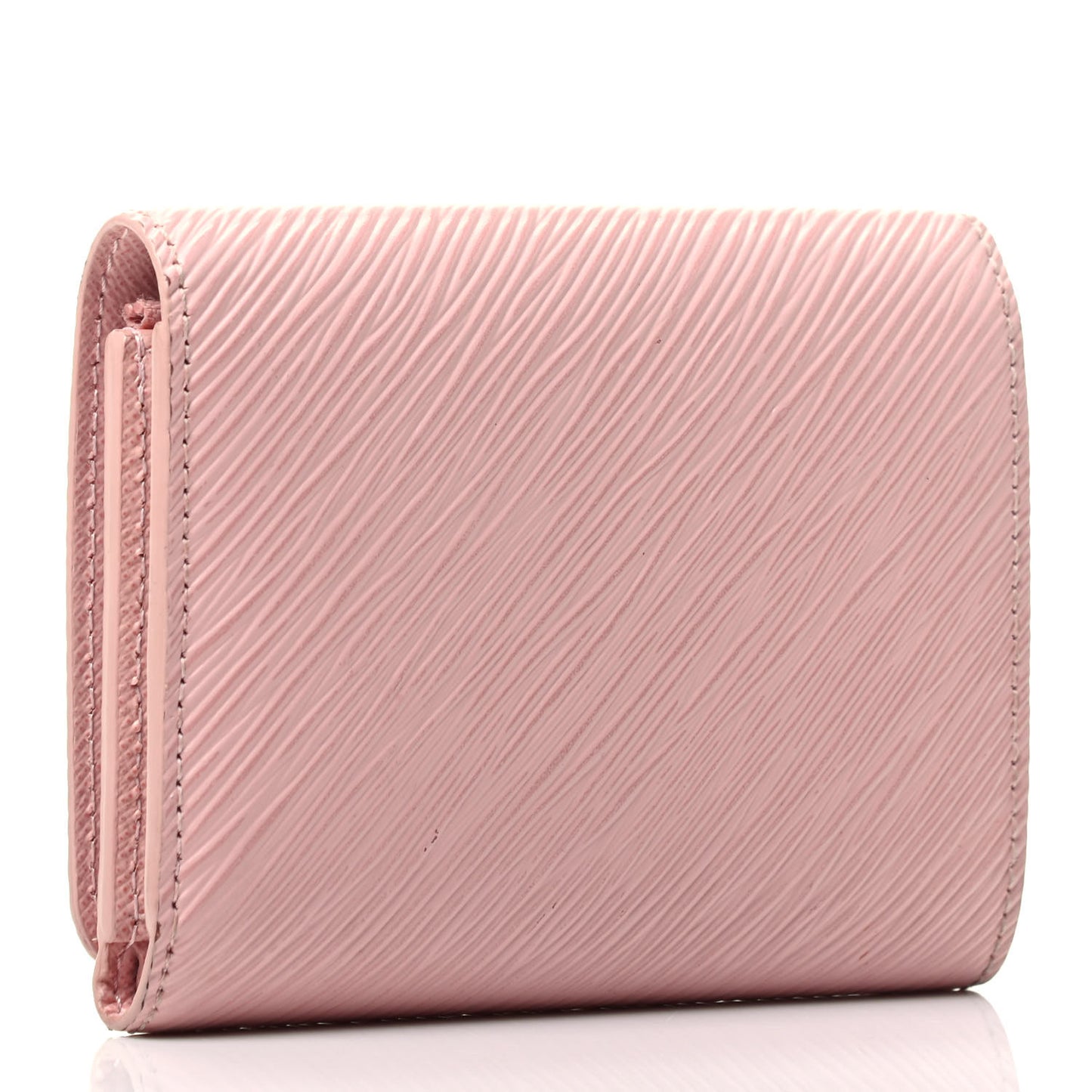 Epi Twist Compact Wallet Rose Ballerine