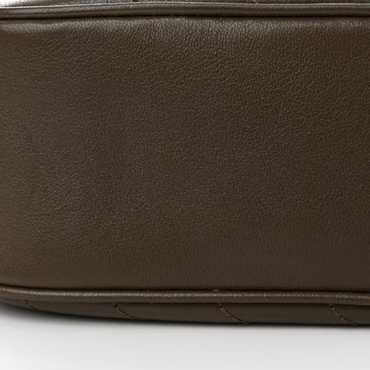 Gucci Sakai Be Green Calfskin Diagonal Stitched Small Blondie Shoulder Bag Craclet Brown 10 of 11
