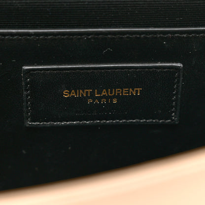 Saint Laurent SAINT LAURENT Grain De Poudre Classic Monogram Cassandre Clutch Nude Powder 6 of 10