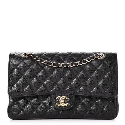 Chanel Caviar Quilted Medium Double Flap Black 1 of 8