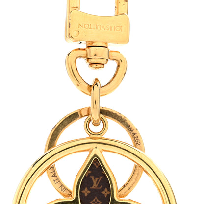 Louis Vuitton Monogram Puzzle Flower Bag Charm Key Holder 3 of 4