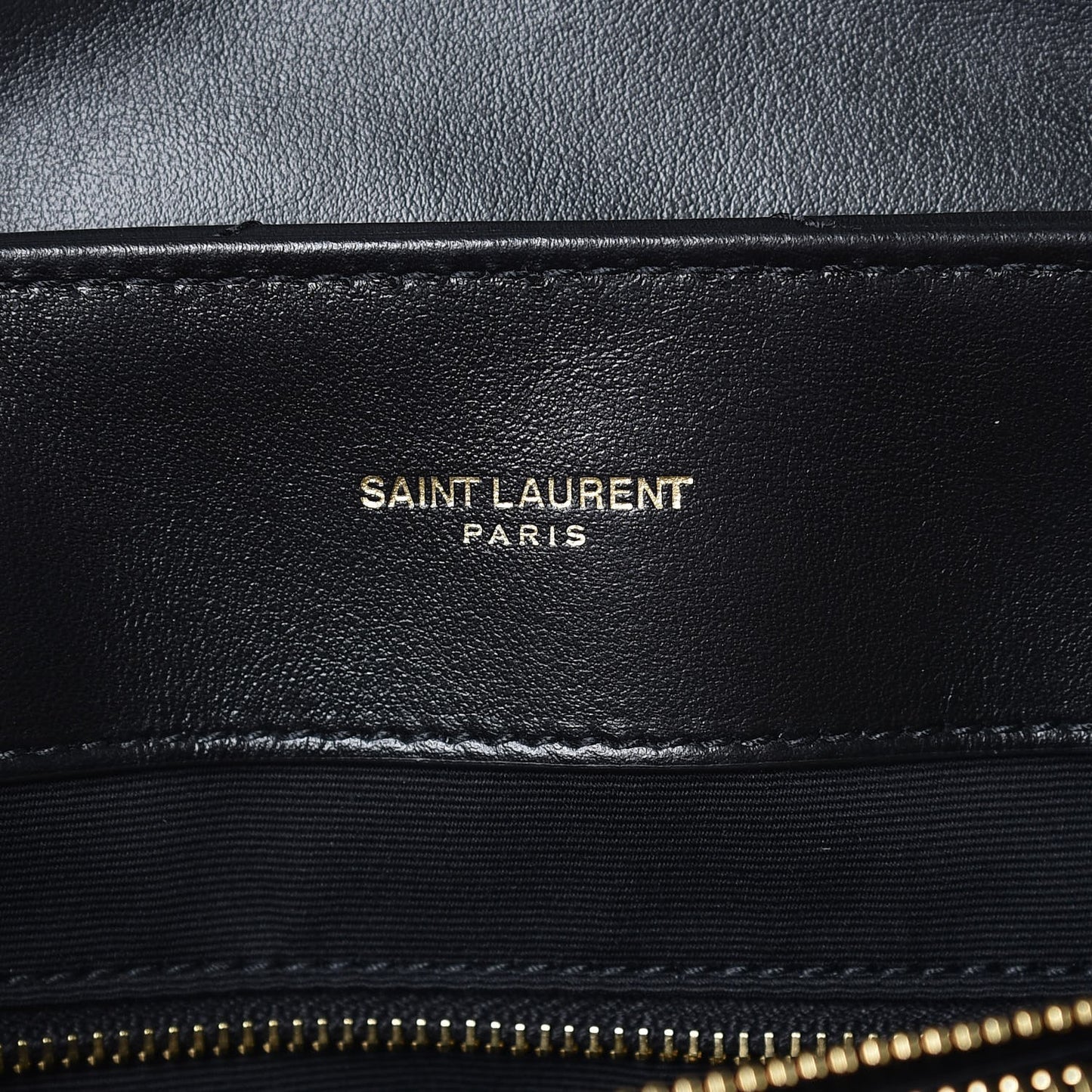 Calfskin Y Quilted Monogram Medium Loulou Chain Satchel Black