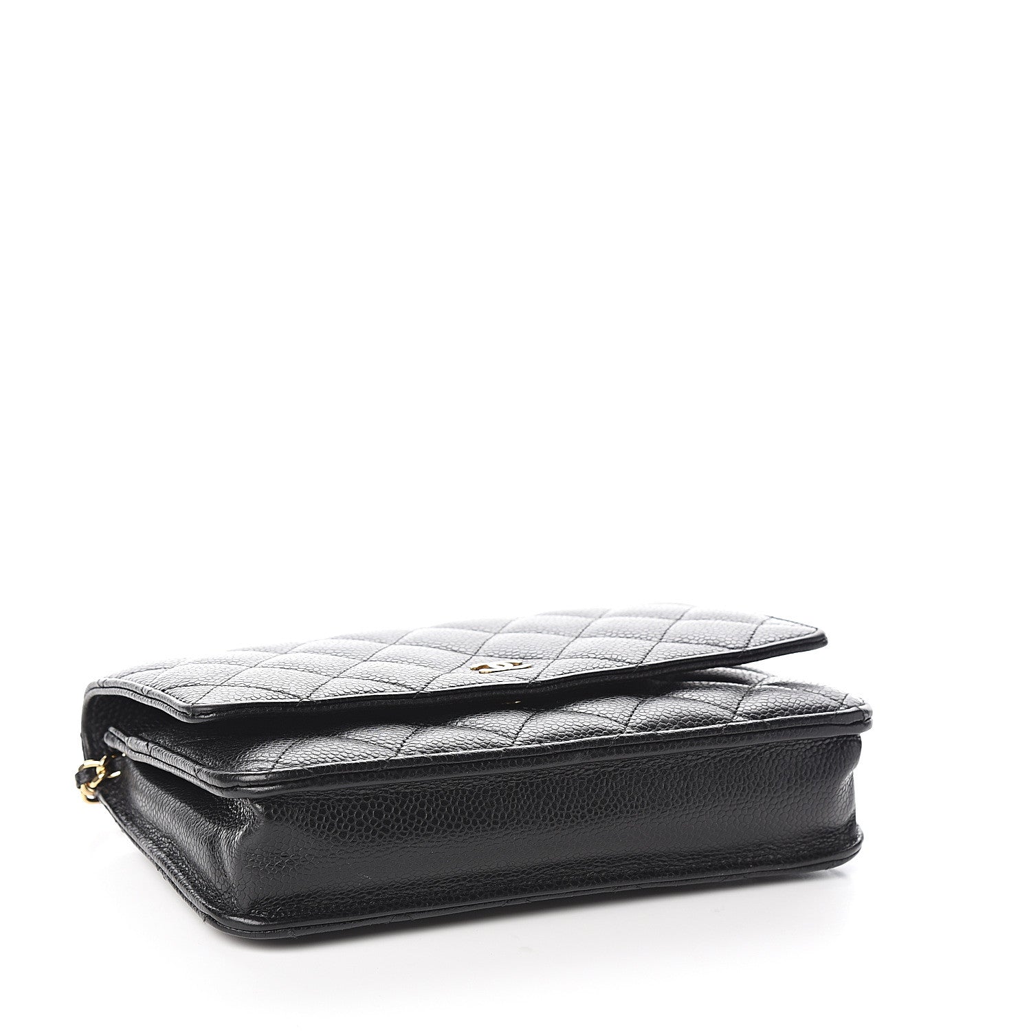 Chanel Caviar Quilted Wallet On Chain WOC Black 3 of 11