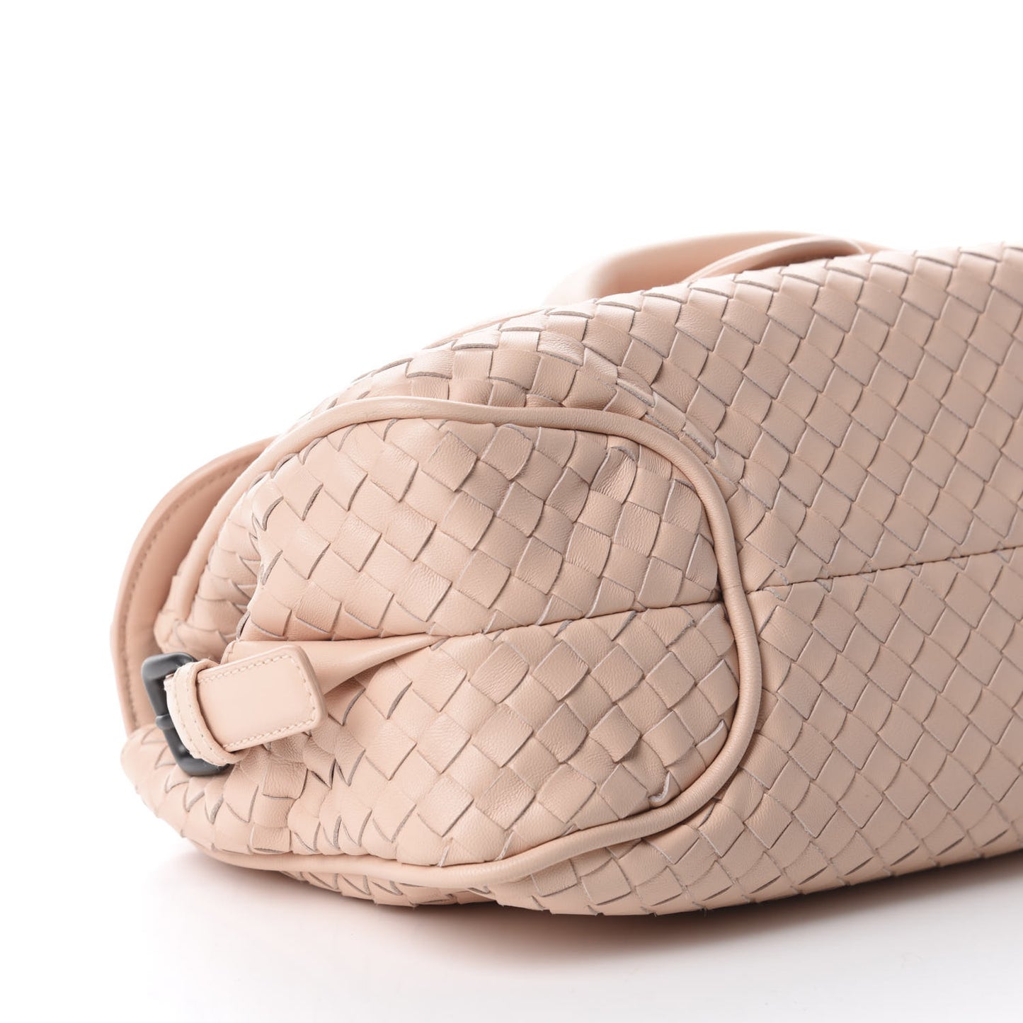 Nappa Intrecciato Rialto Shoulder Bag Flamingo