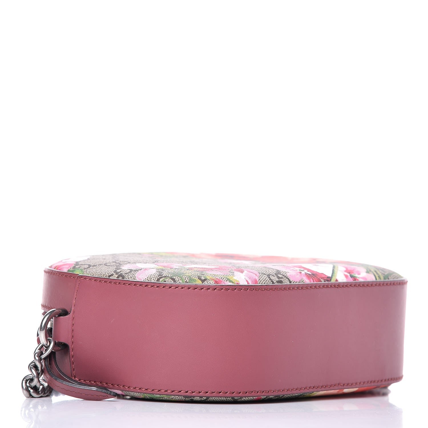 Gucci GG Supreme Monogram Blooms Mini Chain Shoulder Bag Beige Multicolor Dry Rose 4 of 8