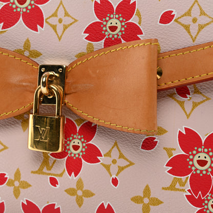 Louis Vuitton Monogram Cherry Blossom Sac Retro Bag Red 10 of 11
