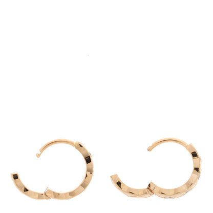 Chanel 18K Beige Gold Diamond Coco Crush Ear Cuff Earrings 3 of 5