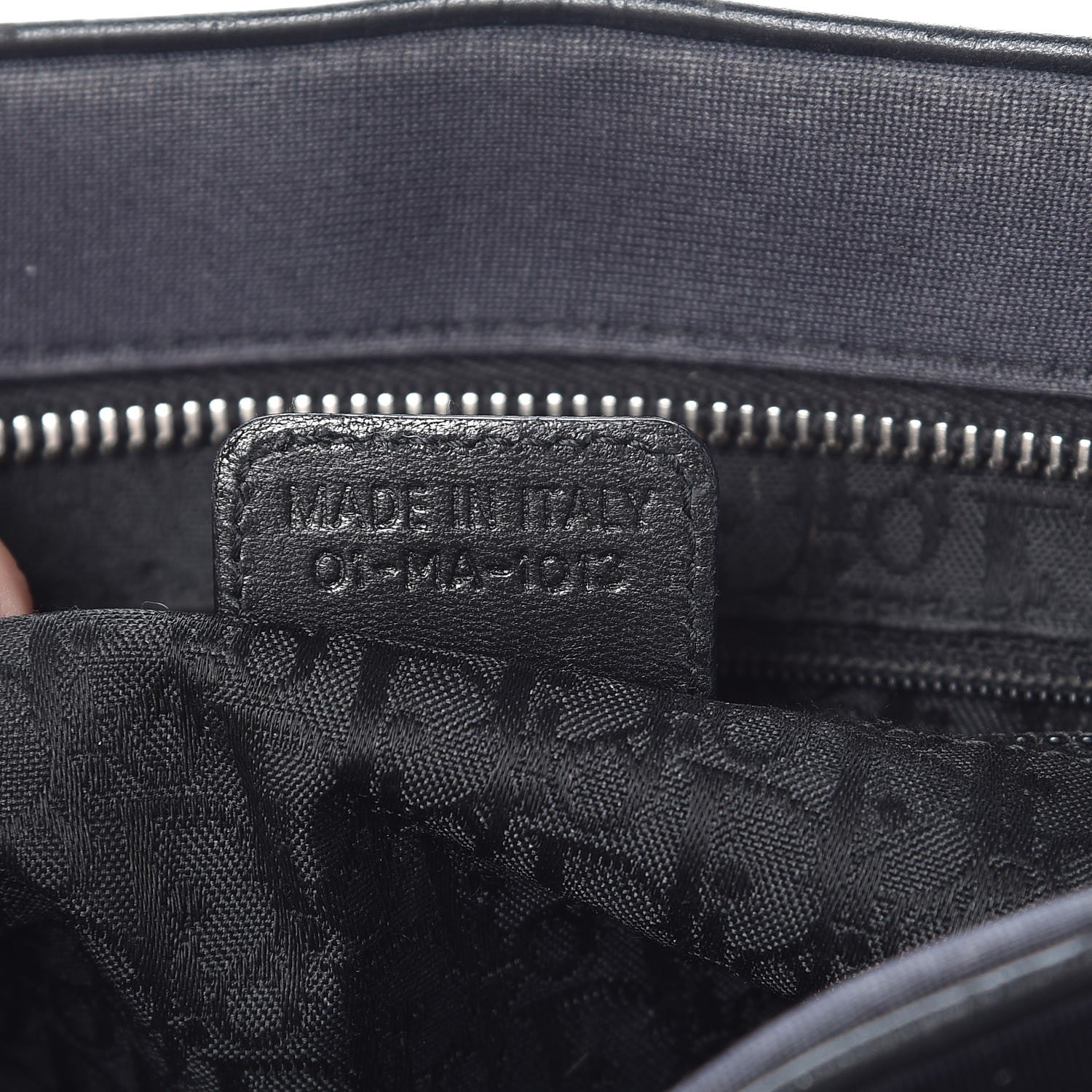 Christian Dior Nylon Crystal Satchel Black 8 of 19