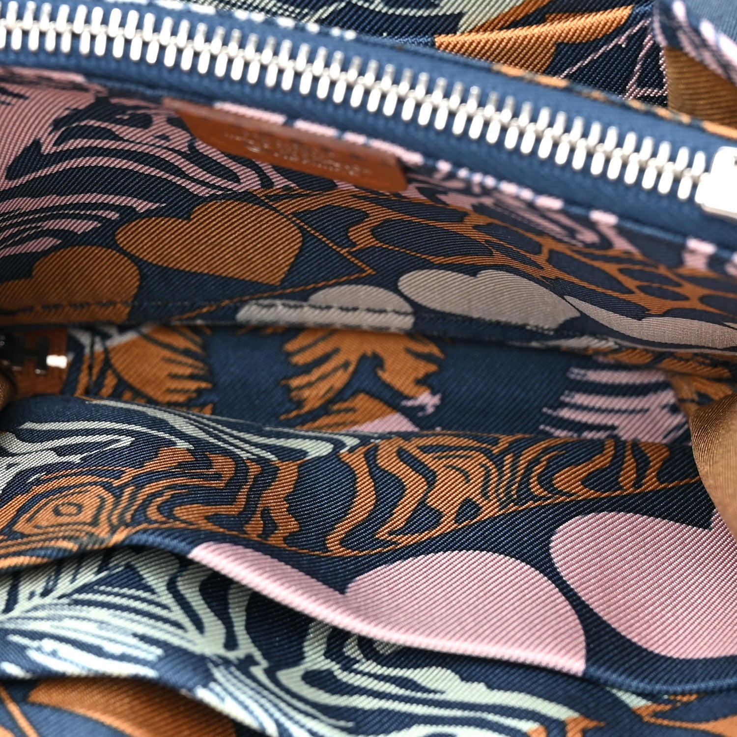 Hermes Evercolor Barenia Silk'In Compact Wallet Gold Bleu Navy Vert Fizz 7 of 12