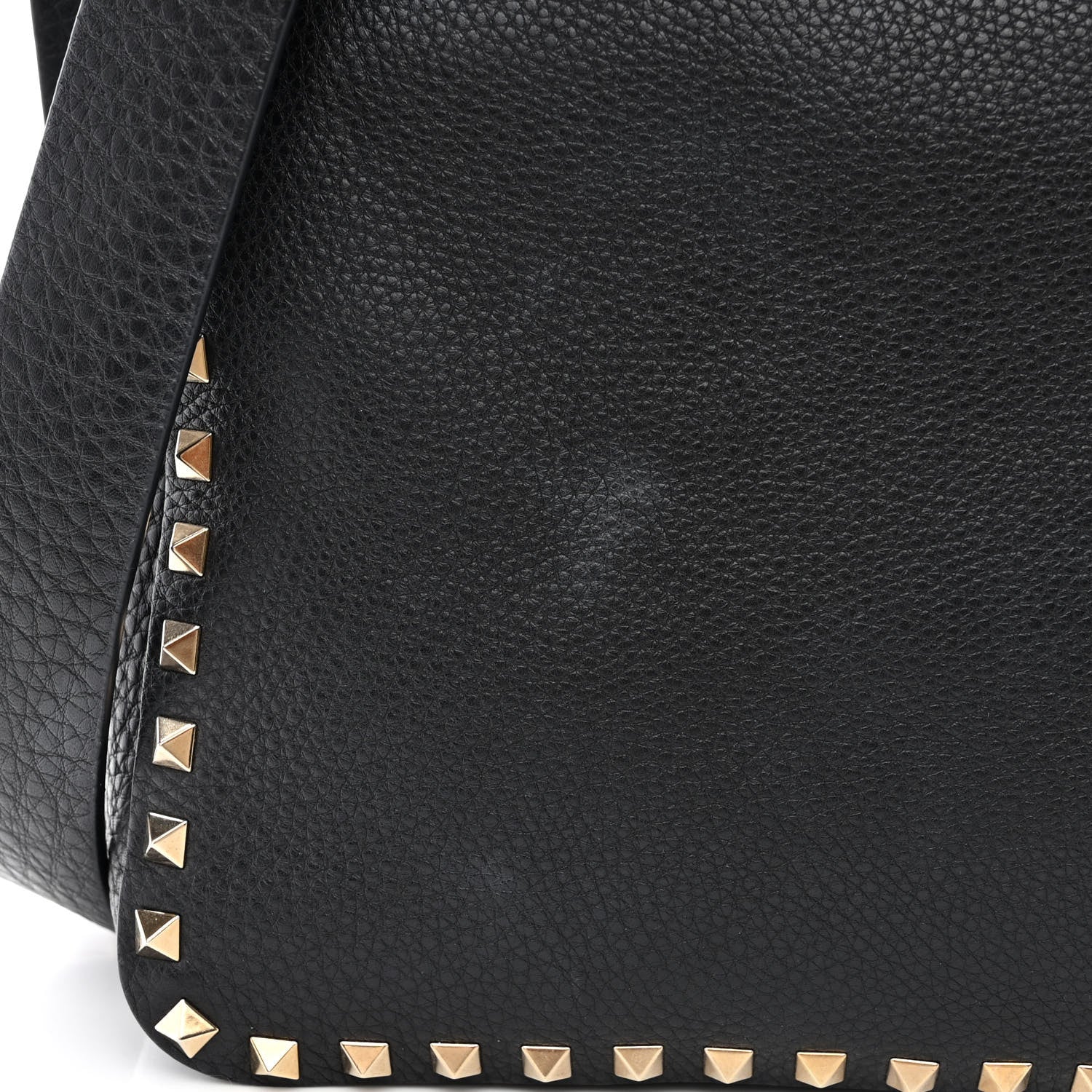 Valentino Garavani Pebbled Calfskin Small Rockstud Flip-Lock Messenger Bag Black 11 of 13
