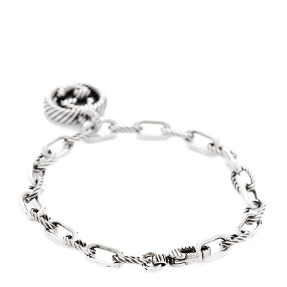 Gucci Sterling Silver Interlocking G Charm Bracelet 3 of 5