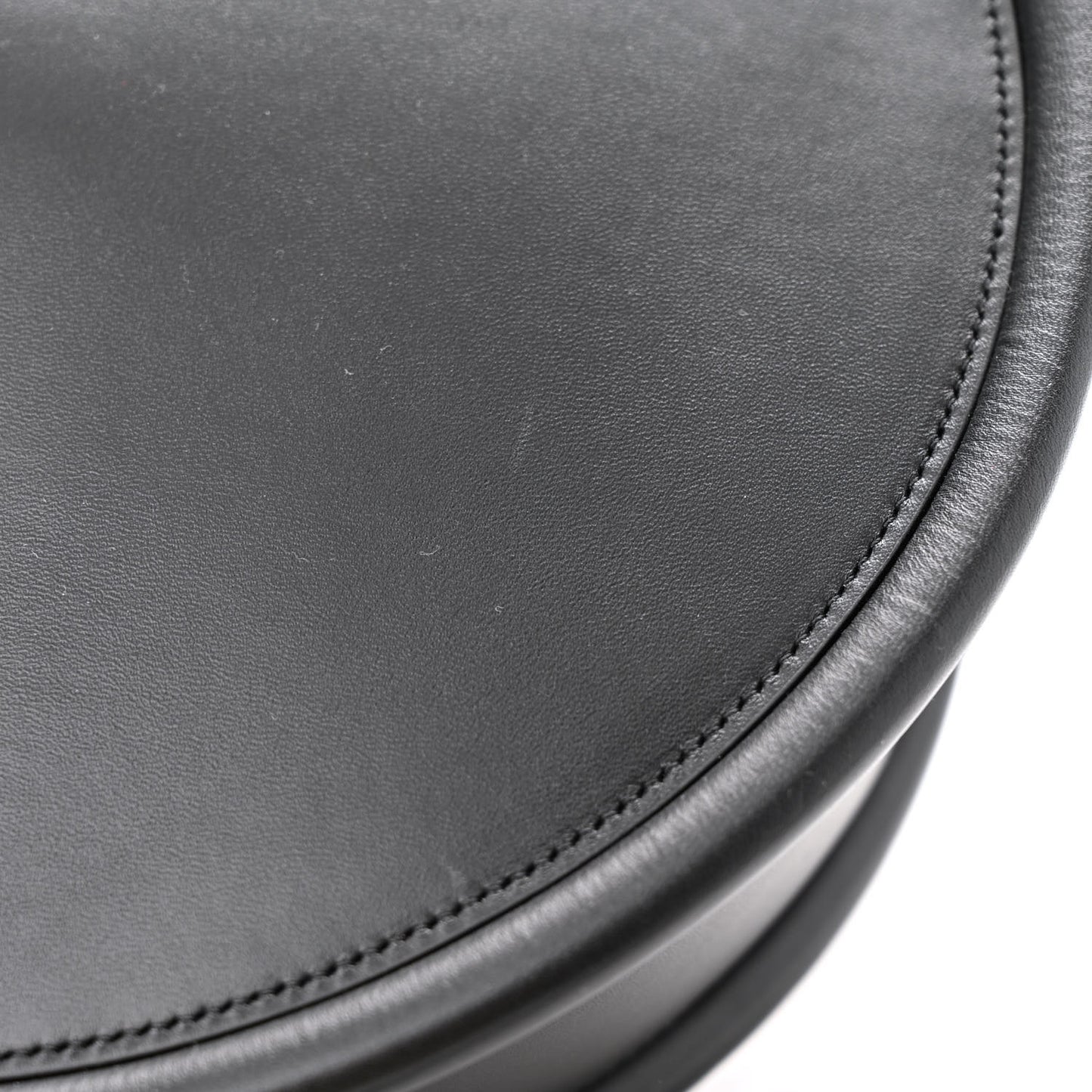Calfskin Aura Shoulder Bag Black