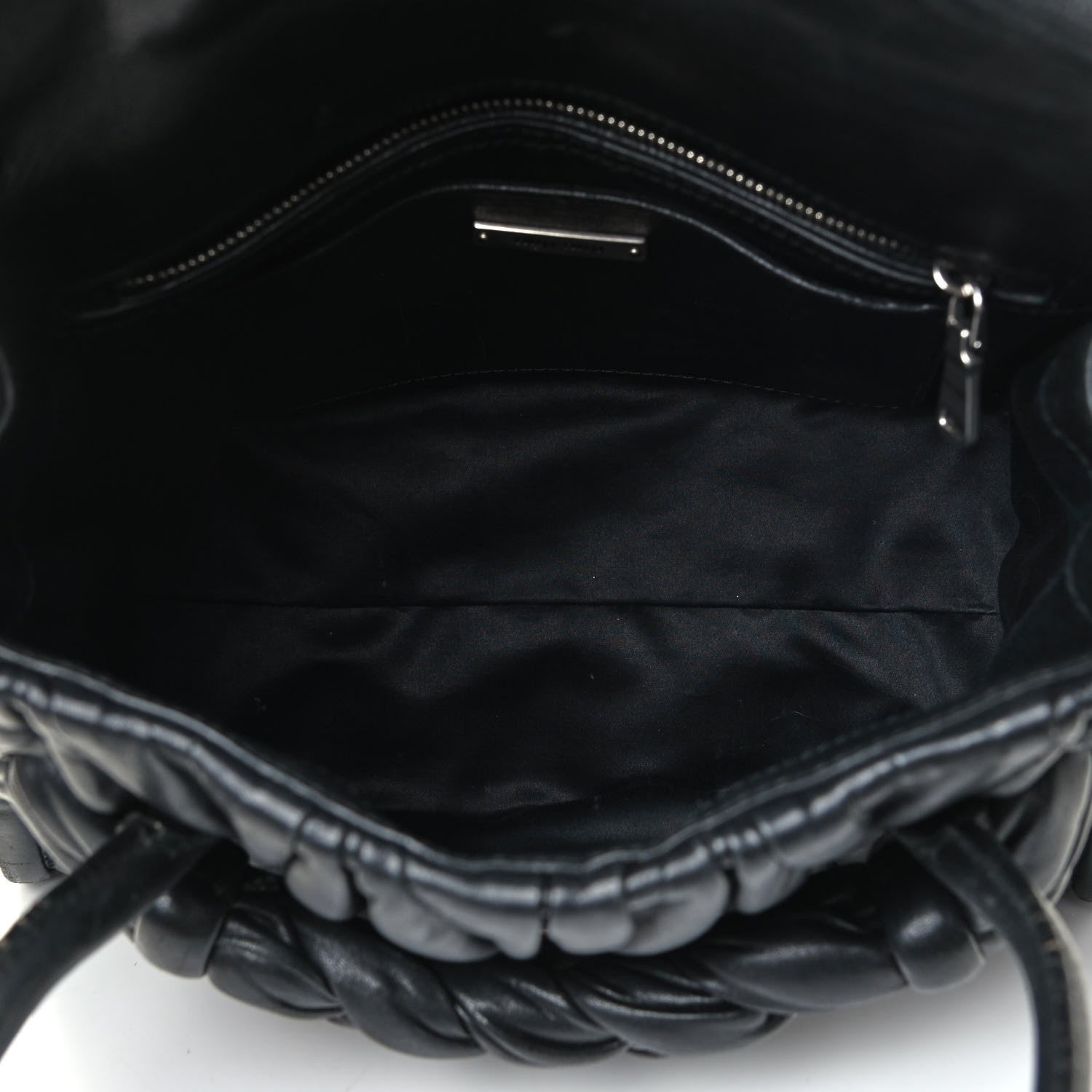 Miu Miu Nappa Matelasse Top Handle Tote Black 8 of 10