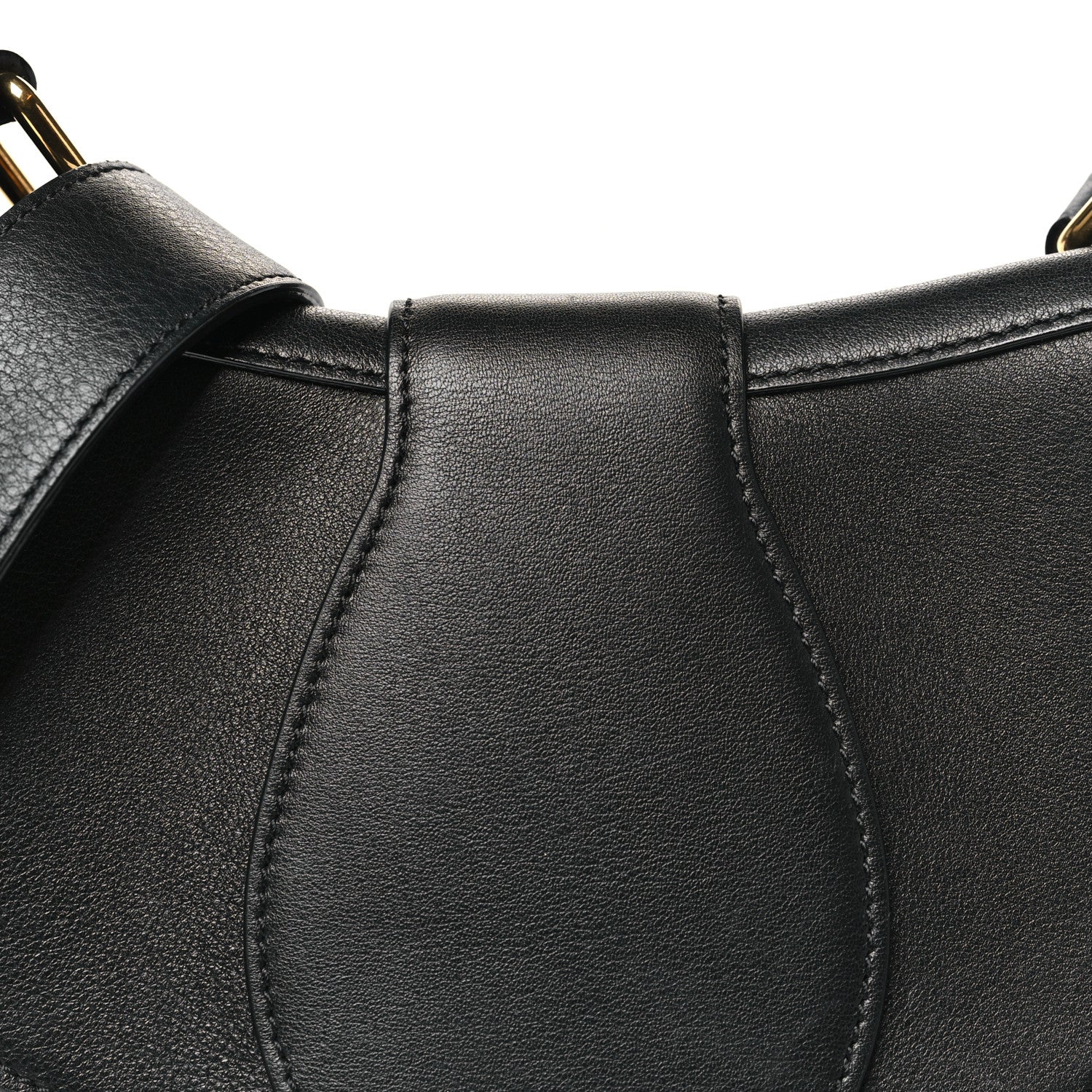 Chloe Calfskin Small Ride Crossbody Bag Black 7 of 10