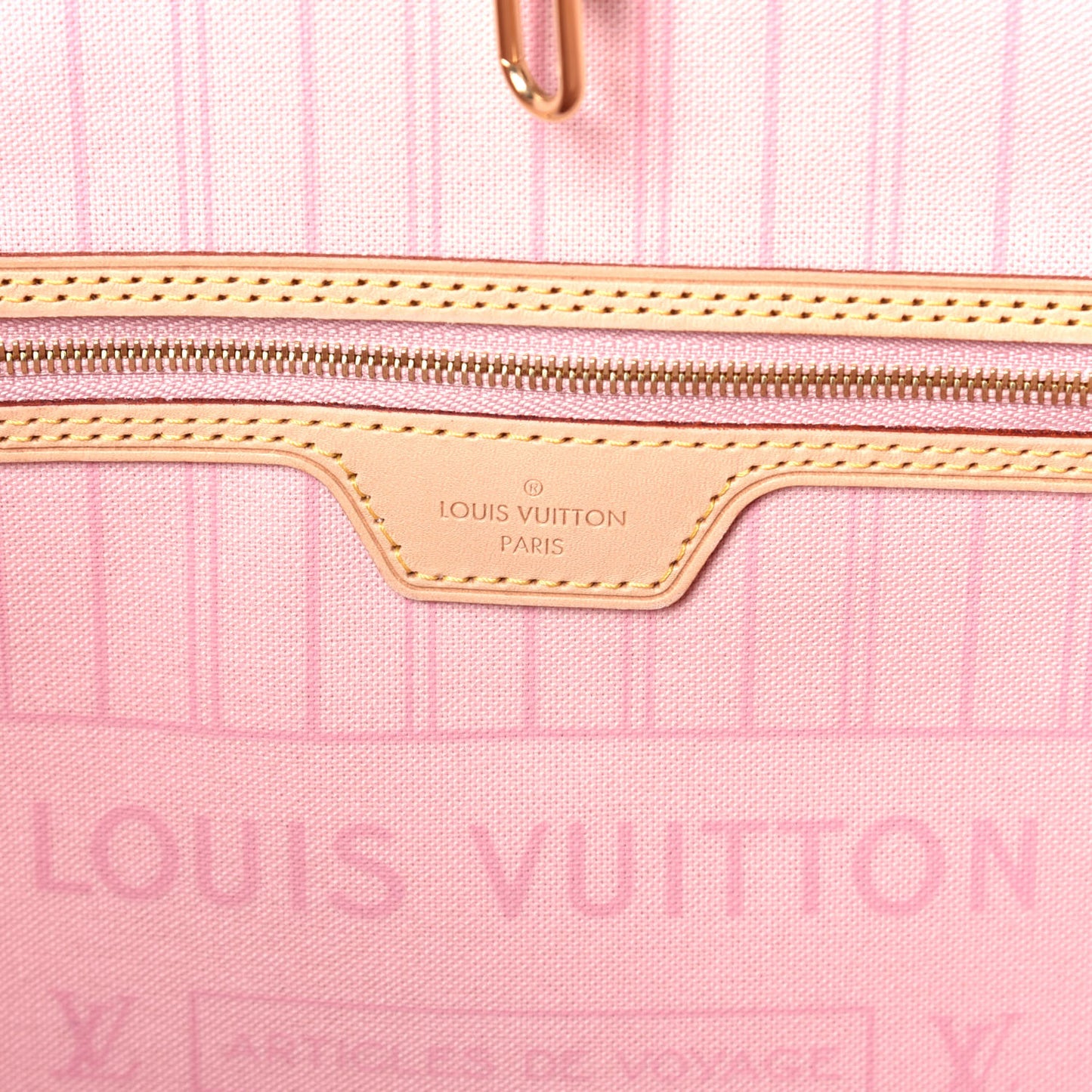 Damier Azur Neo Neverfull MM Rose Ballerine