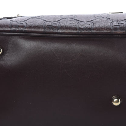 Gucci Guccissima Medium Wave Boston Dark Brown 13 of 17