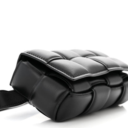 Bottega Veneta Nappa Maxi Intrecciato Padded The Belt Cassette Bag Black 9 of 10