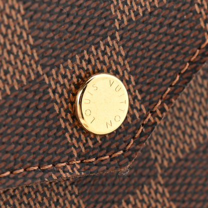 Louis Vuitton Damier Ebene Pochette Felicie Chain Wallet 12 of 14