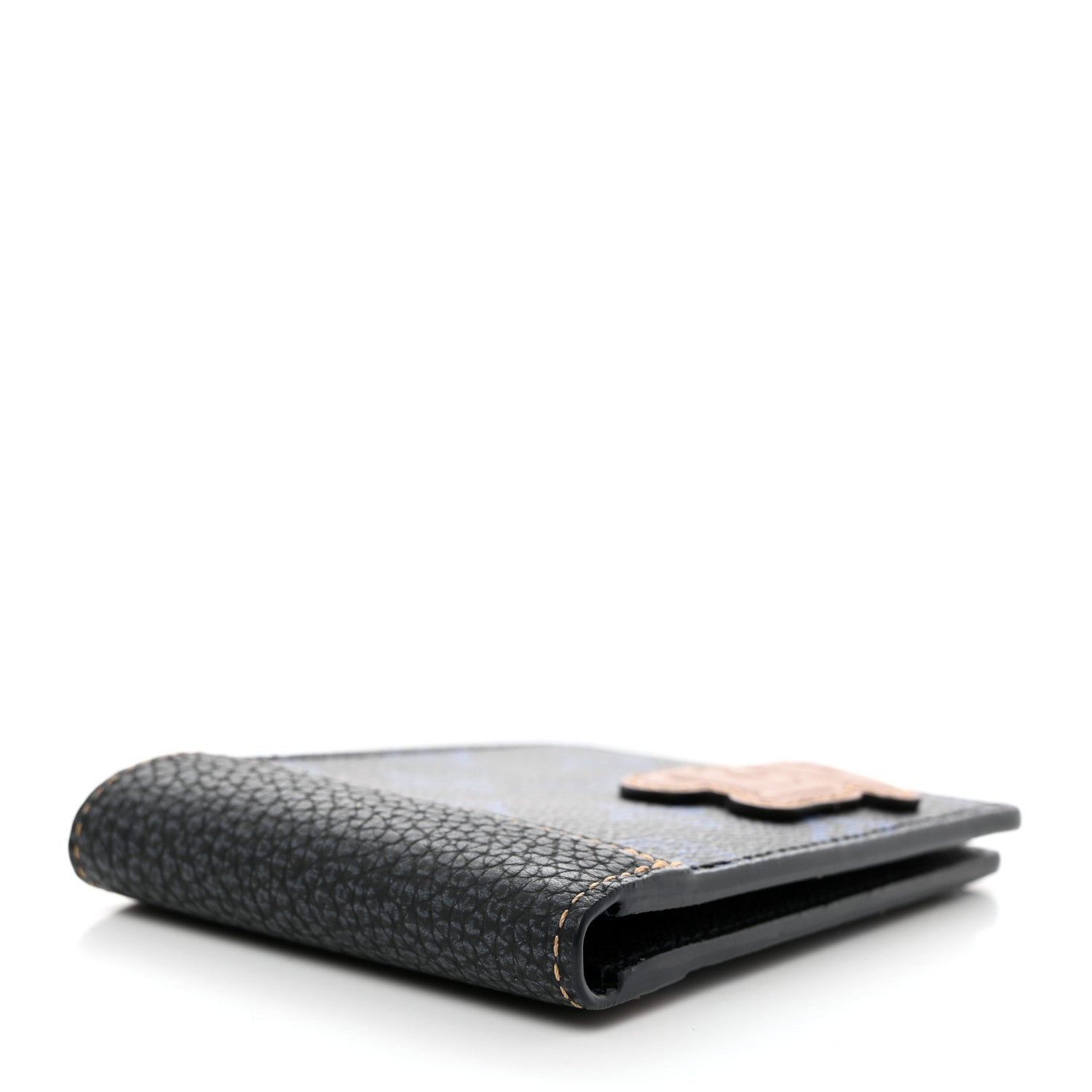 Louis Vuitton Monogram LV Record Slender Wallet Blue 4 of 6