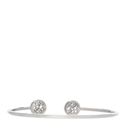 Tiffany 18K White Gold Diamond Cobblestone Wire Bracelet 2 of 4