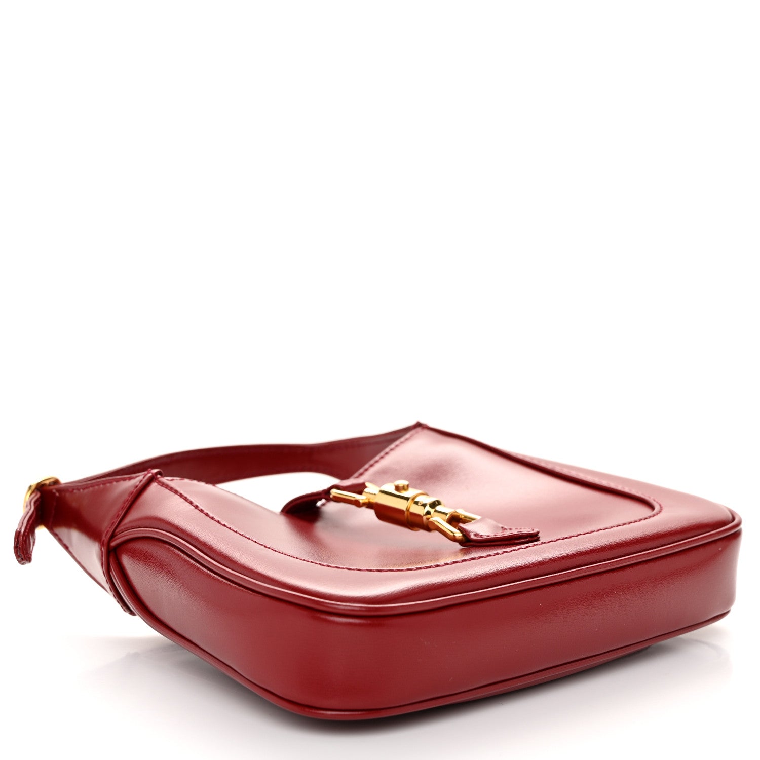 Gucci Boarded Dyana Lux Calfskin Mini Jackie 1961 Hobo New Cherry Red 4 of 10