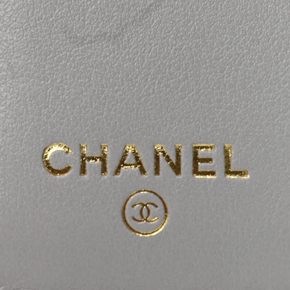 Chanel Caviar Quilted Small Flap Wallet Grey 6 of 8