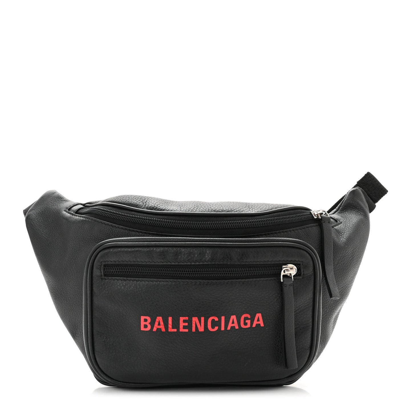 Calfskin Everyday Logo Belt Bag Black