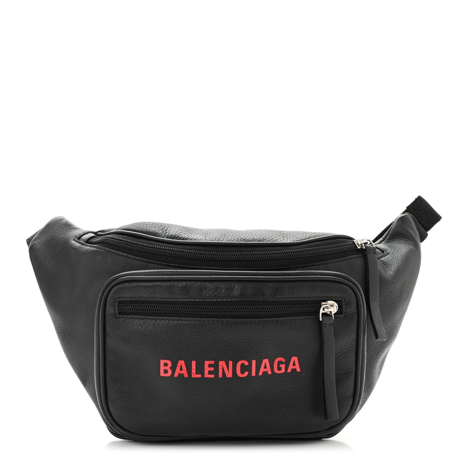 Balenciaga Calfskin Everyday Logo Belt Bag Black 1 of 10