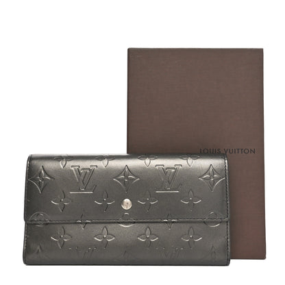 Louis Vuitton Mat Monogram Porte Tresor International Gris 8 of 8