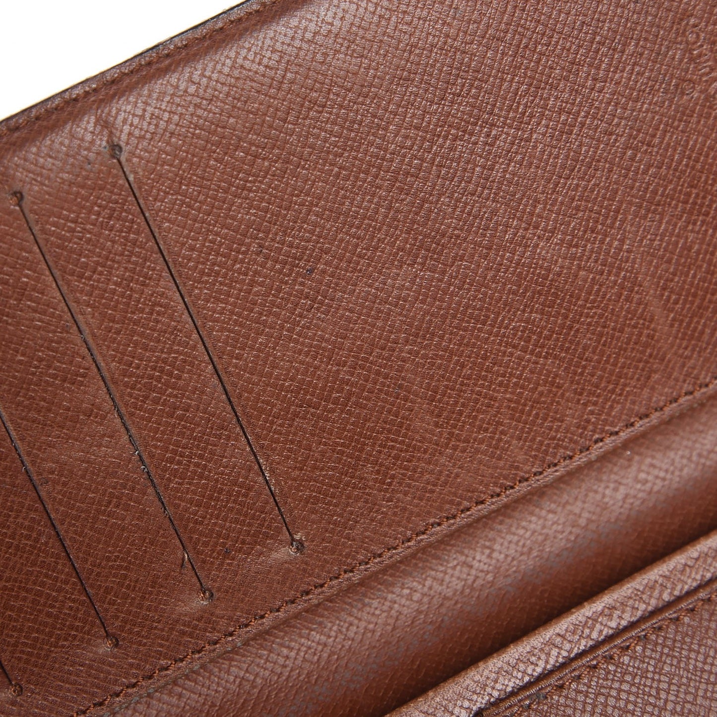 Monogram Checkbook Holder Wallet