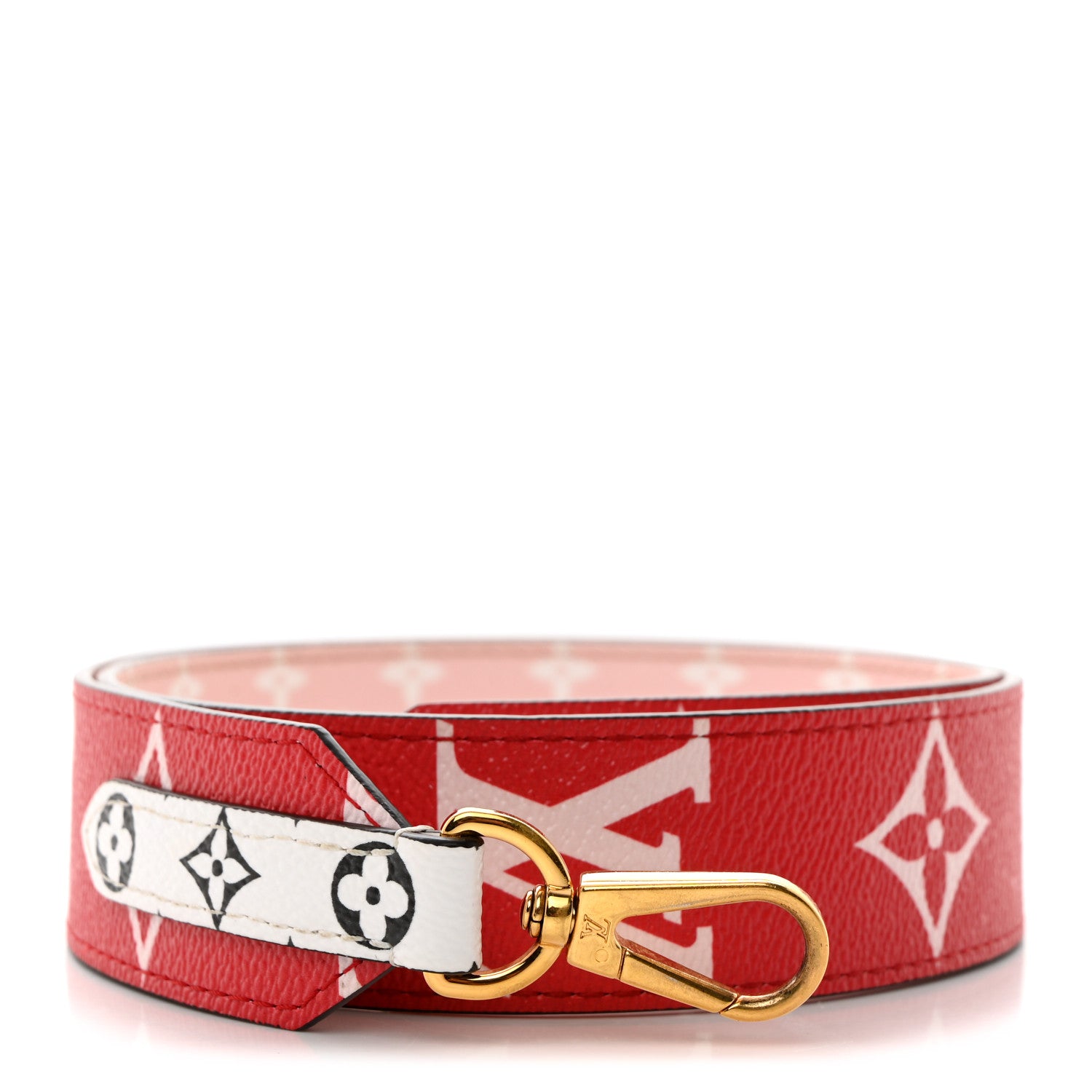 Louis Vuitton Monogram Giant Bandouliere Shoulder Strap Rouge 1 of 3
