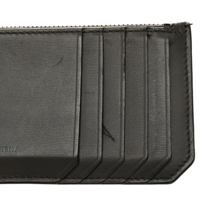 Saint Laurent Calfskin 5 Fragments Zip Pouch Card Holder Fog 9 of 10