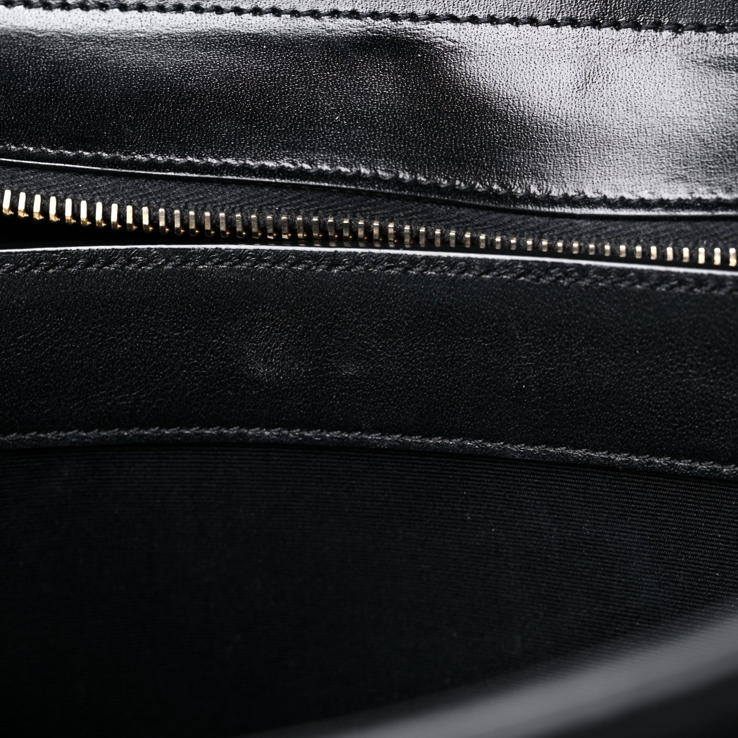 Saint Laurent Shiny Calfskin Medium Uptown Tote Black 12 of 14