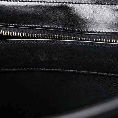 Saint Laurent Shiny Calfskin Medium Uptown Tote Black 12 of 14