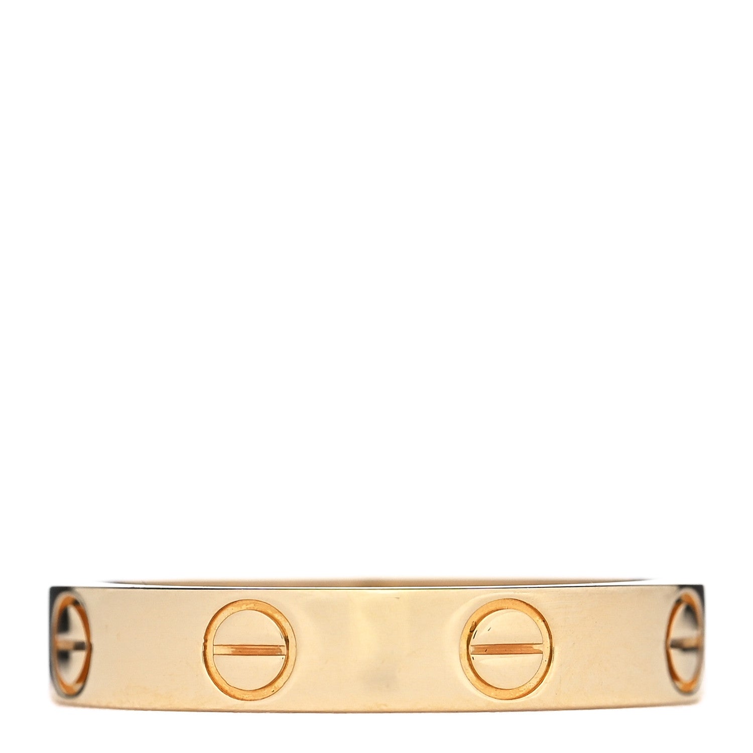 Cartier 18K Yellow Gold 3.5mm LOVE Wedding Band Ring 54 6.75 3 of 4