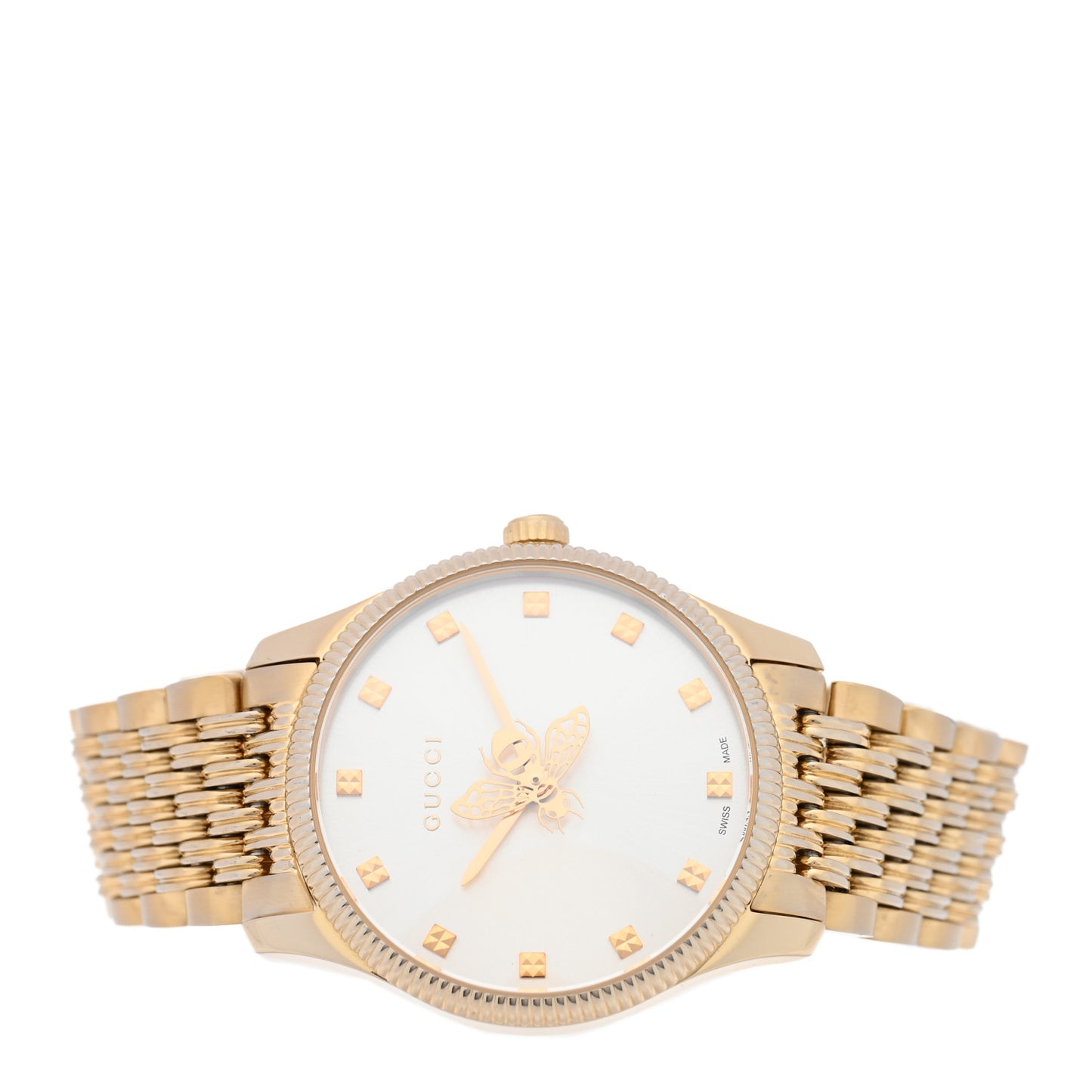 Stainless Steel 29mm G-Timeless Bee Quartz Watch Gold