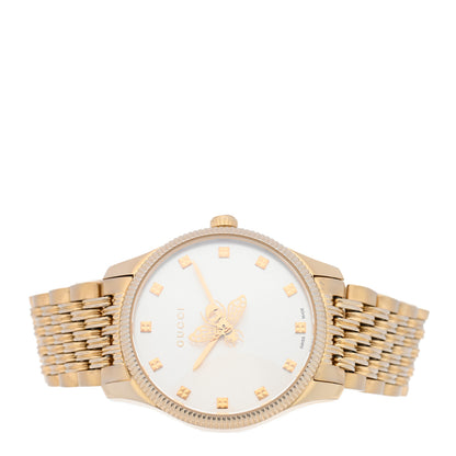 Gucci Stainless Steel 29mm G-Timeless Bee Quartz Watch Gold 2 of 4
