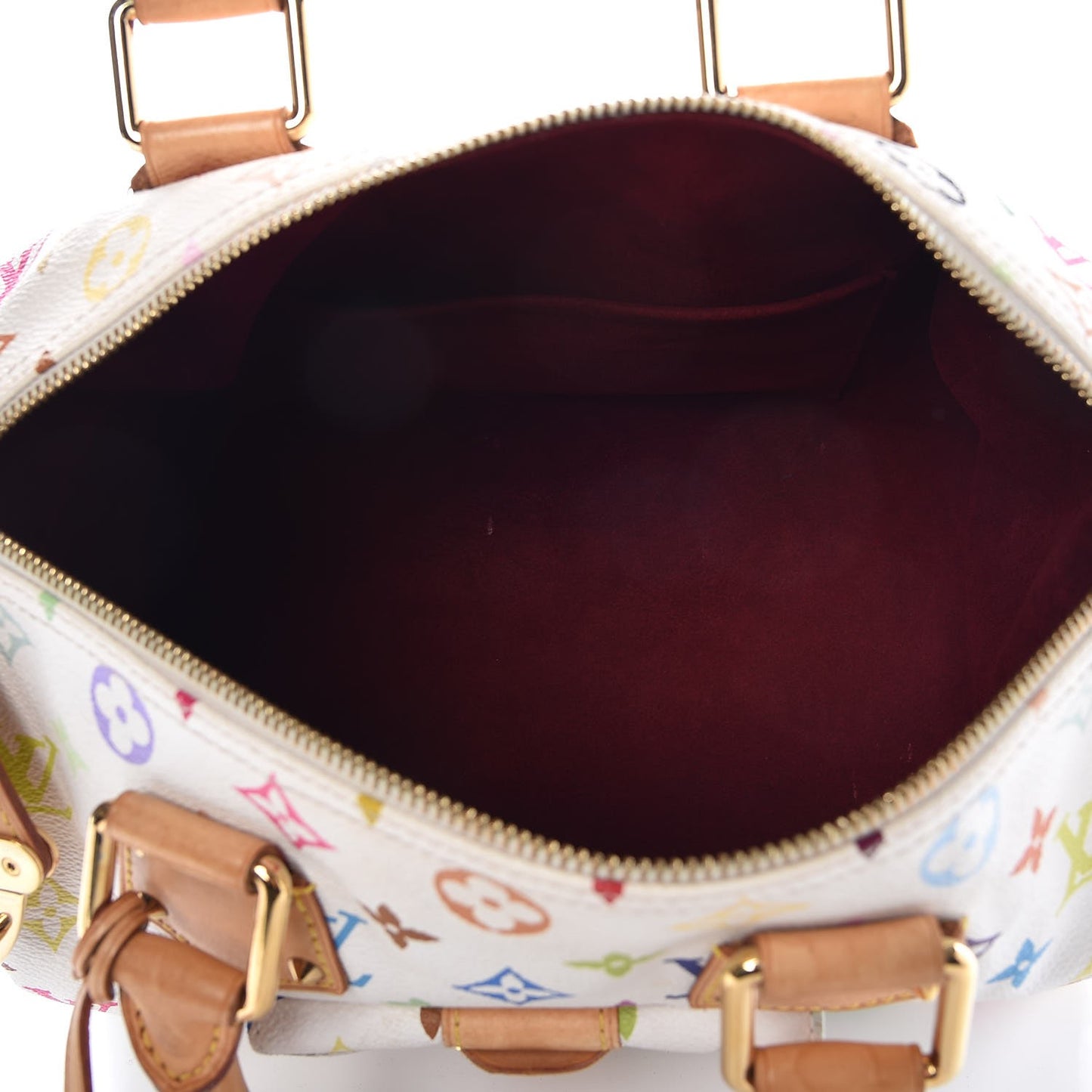 Monogram Multicolor Speedy 30 White