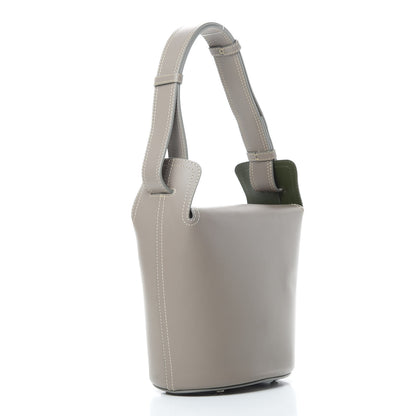 Burberry Supple Calfskin Small Bucket Taupe Brown 3 of 10