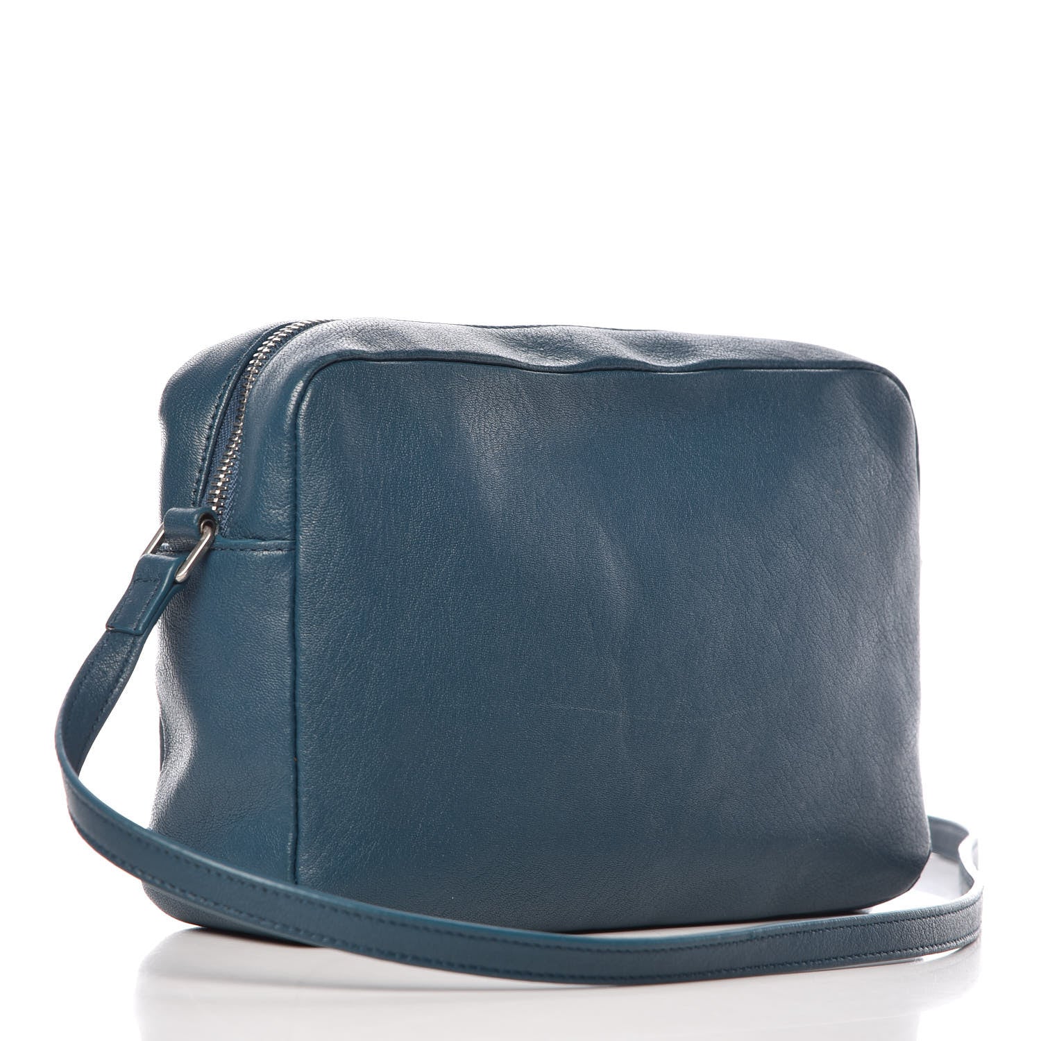 Saint Laurent Lambskin Monogram Small Lou Camera Bag Peacock 3 of 12