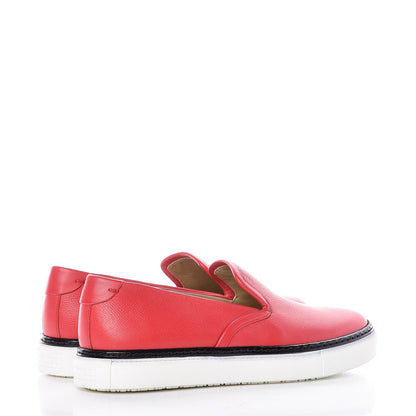 Hermes Epsom Mens Kick Sneakers 37 Rouge 4 of 10