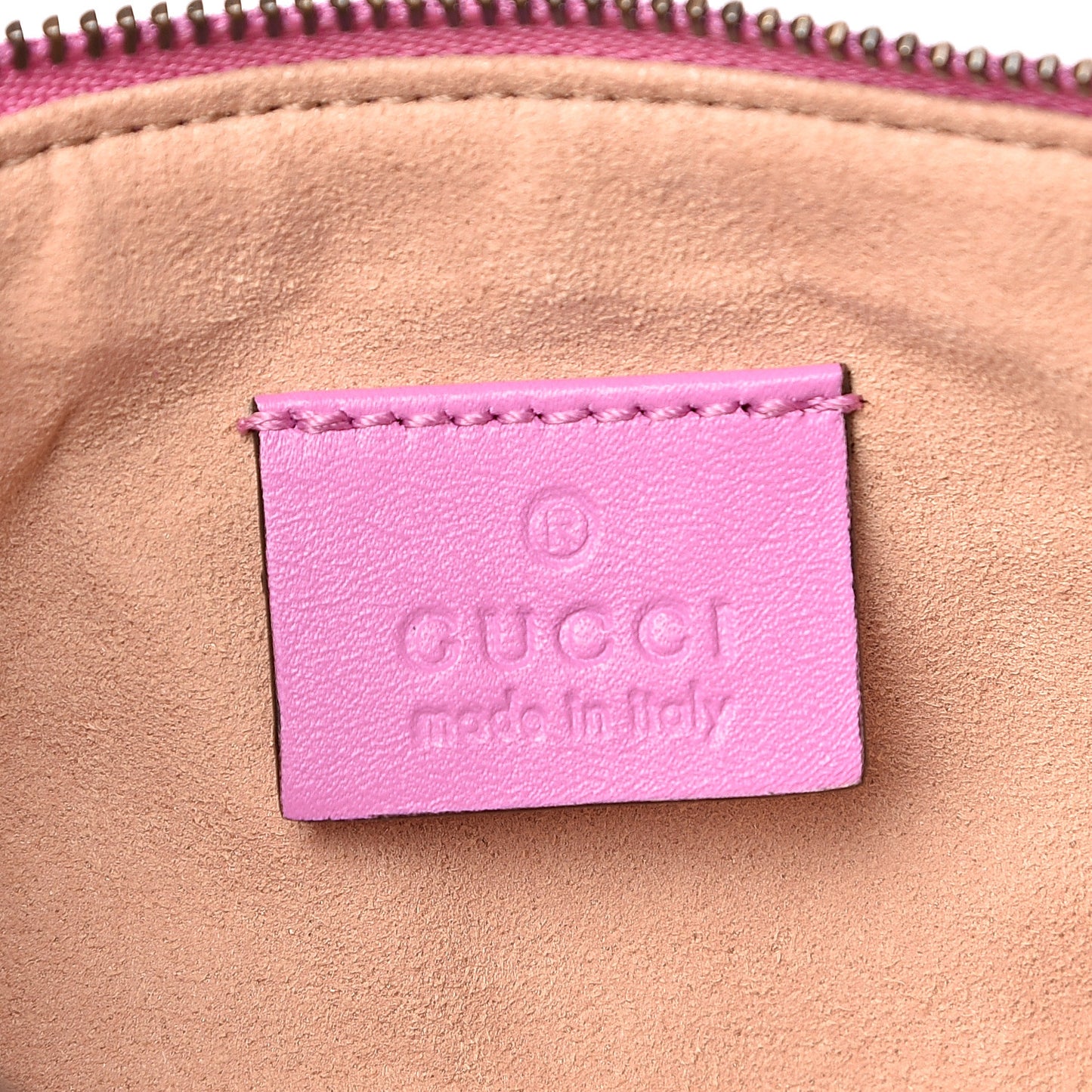 Calfskin Matelasse Mini GG Marmont Chain Bag Candy Mousse
