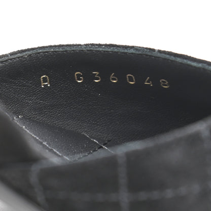 Chanel Grosgrain Cap Toe CC Ankle Strap Sandals 37 Black 8 of 9